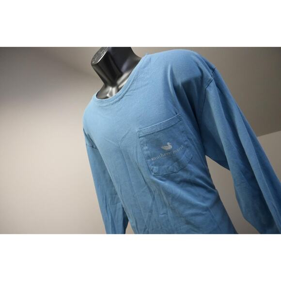 Southern Marsh Other - Southern Marsh Tee Shirt Blue Graphic Long Sleeve Front Pocket Mens Sz XL
